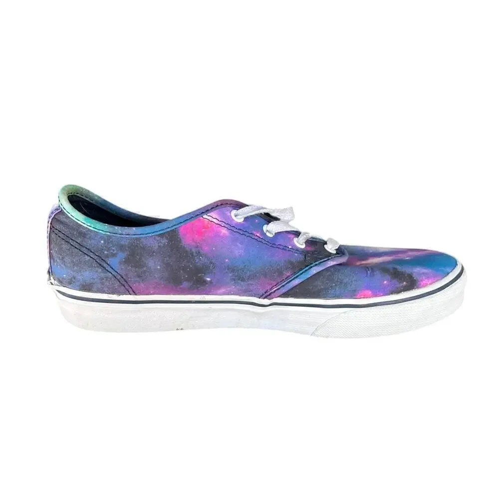 Vans Galaxy Off The Wall Size 5 Pink Purple Blue Green